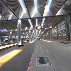 北京豐臺(tái)高鐵站雙模式無電照明系統(tǒng)室內(nèi)照明效果