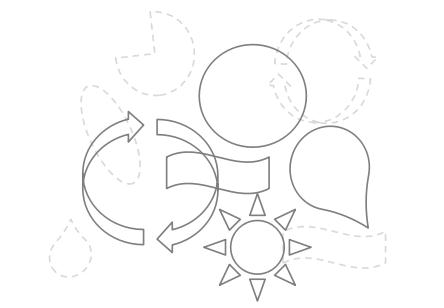 陽光、循環(huán)、綠色、科技因素構(gòu)成正能量科技新LOGO圖形聯(lián)想